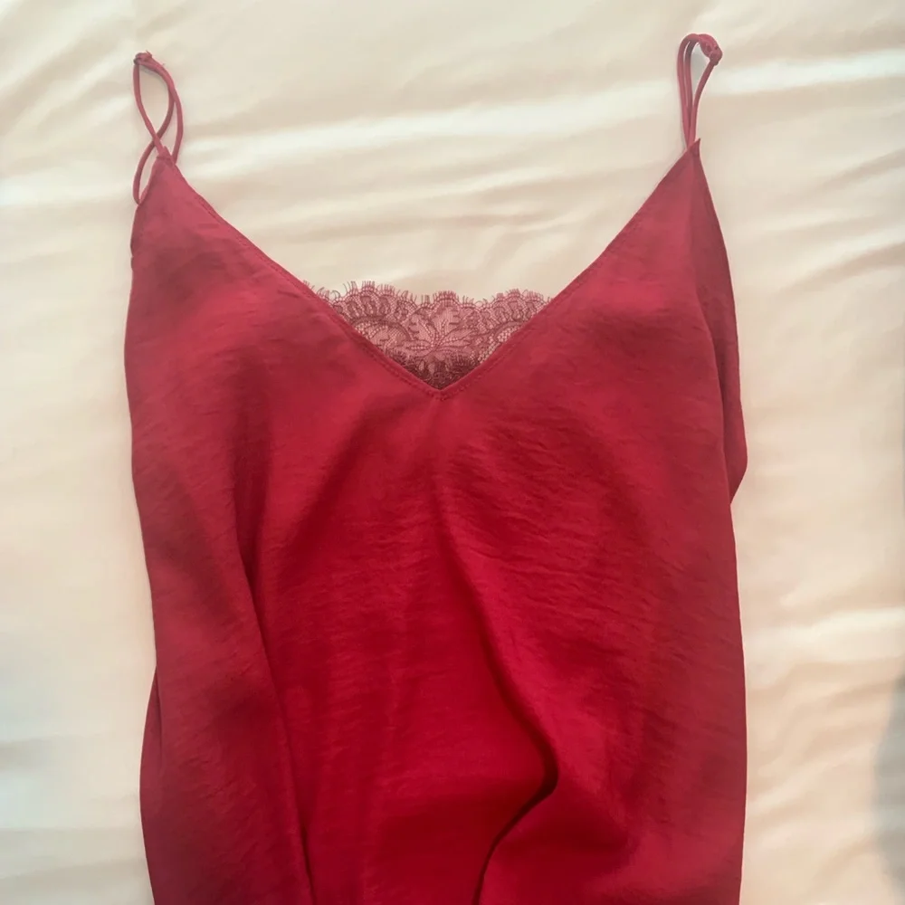 Free People Intimately Deep V Bandeau Cami in Pink - Picture 4 of 5